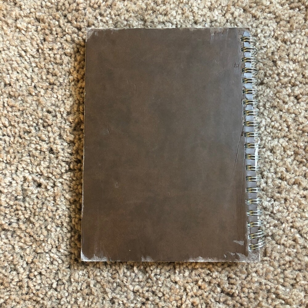 Brown Ruled Leatherlike Notebook - Picture 2 of 6